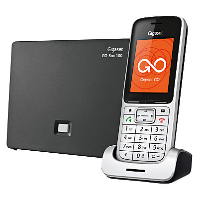 Gigaset SL450A Go Digital Cordless Bluetooth Telephone with Answering Machine, ECO-DECT, Single Gigaset SL450A Go Digital Cordless Bluetooth Telephone with Answering Machine, ECO-DECT, Single